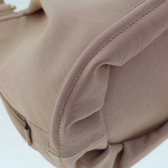 BURBERRY Blue Label Hand Bag Leather 2way Pink Auth bs7238 - Picture 15 of 16